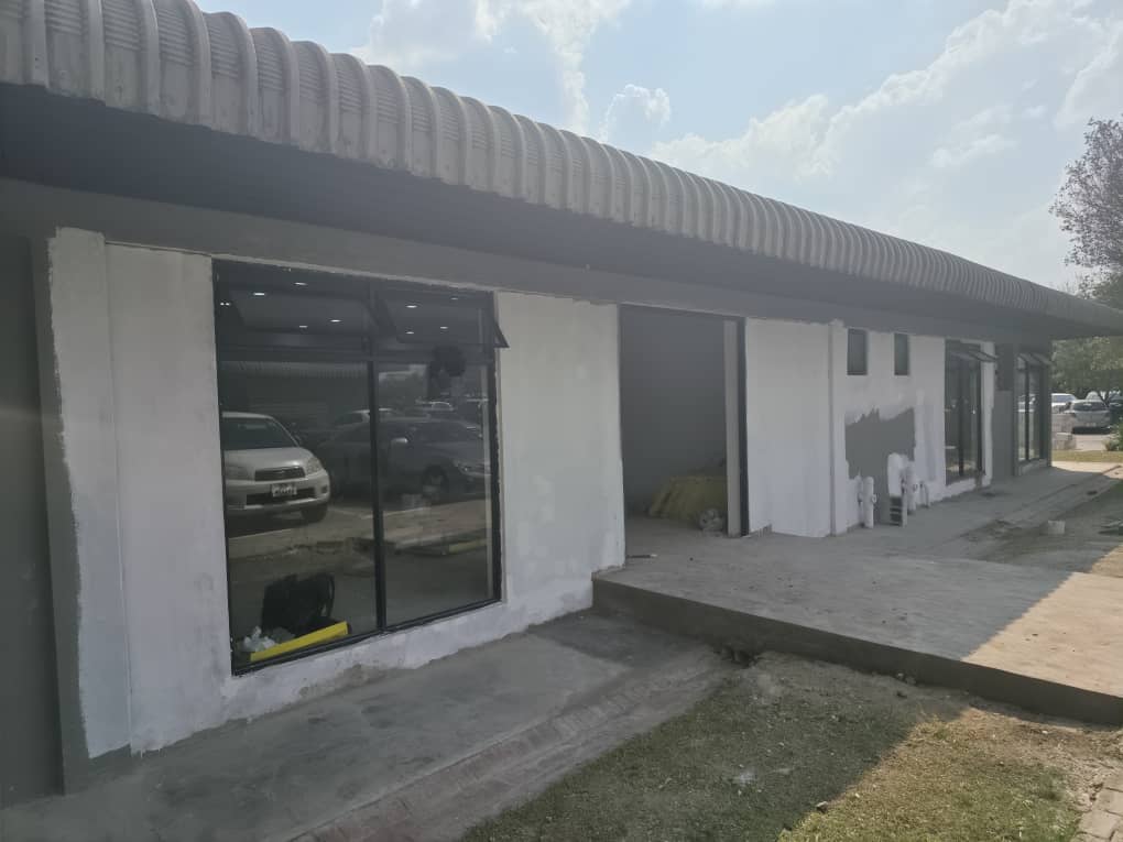 External entrance steps, paving connections and drainage